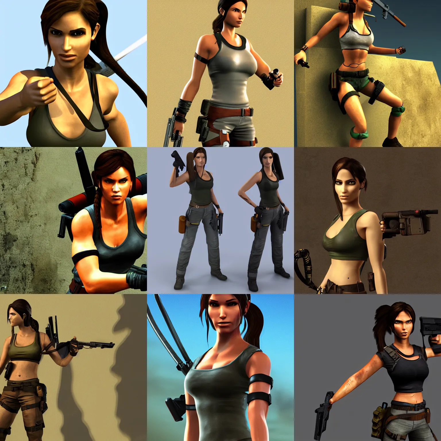 ashley molina add fat lara croft photo